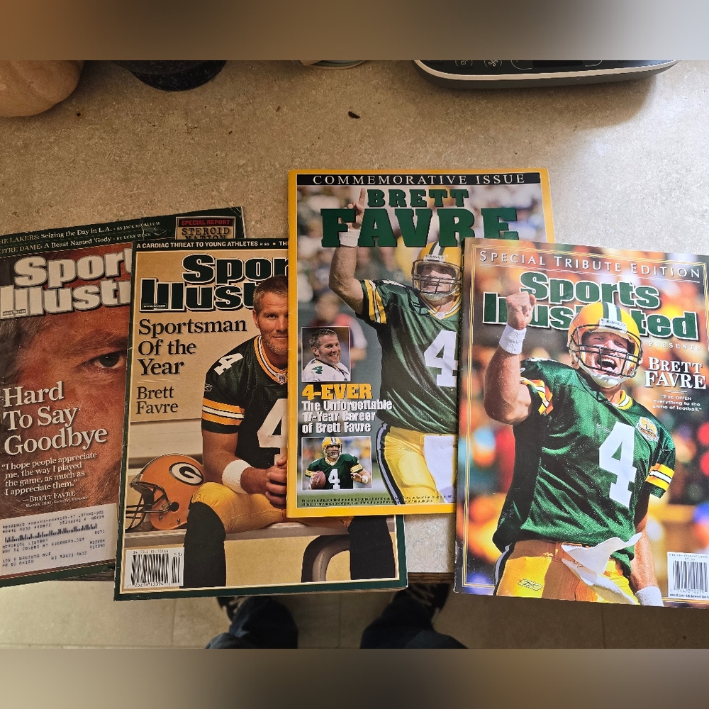Brett Favre Tribute Magainze Collection